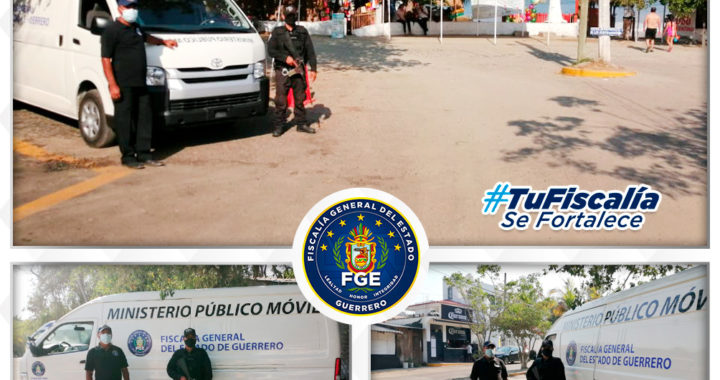 Continúan los recorridos permanentes de los Ministerios Públicos Móviles en las inmediaciones de la zona turística de Ixtapa-Zihuatanejo