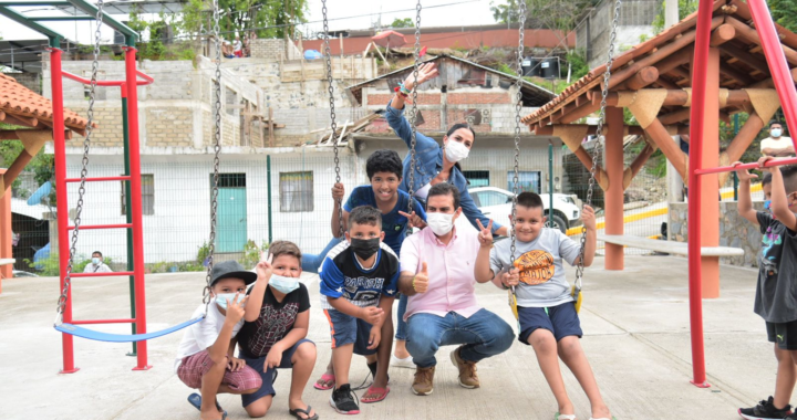 Jorge Sánchez cumple una vez más y entrega espacio público rehabilitado en La Presa II