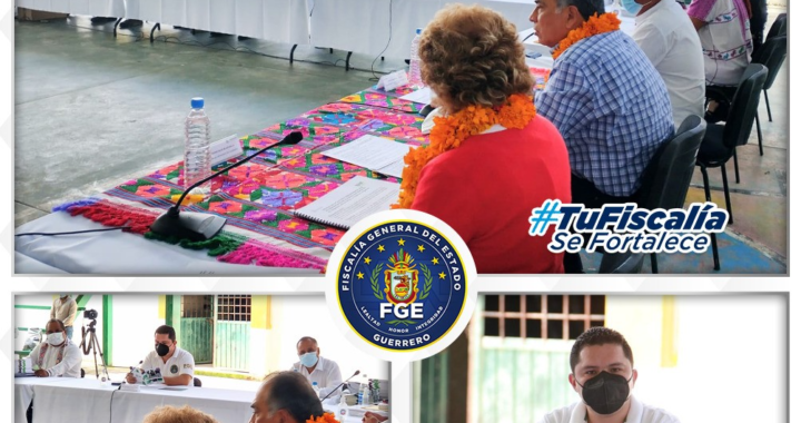 Hector Astudillo Flores encabezó la reunión en Metlatónoc para revisar y fortalecer las acciones para desterrar la violencia contra niñas y mujeres indígenas