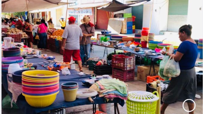 Se suspende Tianguis en la cabecera municipal de La Unión para evitar contagios por Covid-19