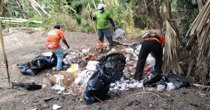 Servicios Públicos elimina basureros clandestinos en diferentes puntos de la ciudad