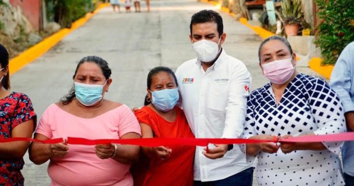 Pavimentación de calle Girasoles en Ampliación Barril, una más que entrega Presidente Jorge Sánchez