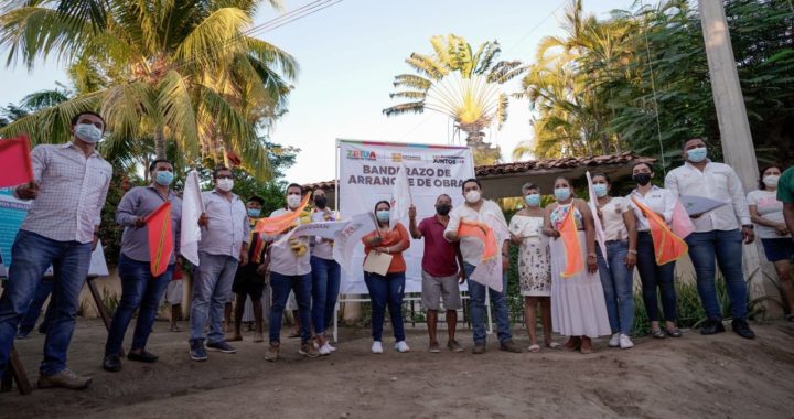 Más obras para Los Almendros ofrece gobierno de Zihuatanejo