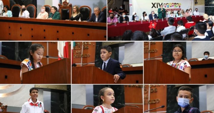 MEJOR EDUCACIÓN, CESE DE LA VIOLENCIA E IGUALDAD SUSTANTIVA, ENTRE LOS PLANTEAMIENTOS DEL XIV PARLAMENTO INFANTIL 2022 DESARROLLADO EN EL CONGRESO DEL ESTADO