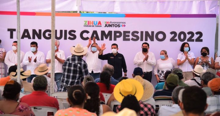 Gobierno de Jorge Sánchez beneficia a más de 1000 agricultores con Tianguis Campesino 2022