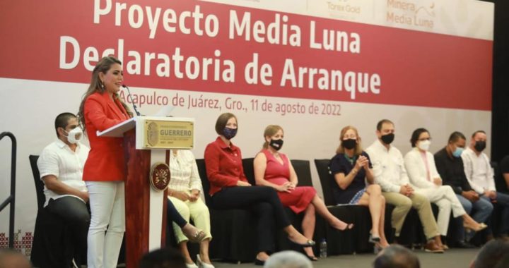 Anuncian Evelyn Salgado, Tatiana Clouthier y Minera Media Luna inversión de más de 800 millones de dólares para el sector minero en Guerrero
