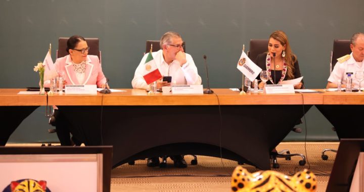 Reconoce la titular de la SSPC, Rosa Icela Rodríguez el trabajo de Evelyn Salgado en favor de la seguridad de los guerrerenses