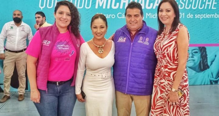 Itzé Camacho, asiste a Primer Foro: “¡JALO! a Transformar Michoacán”