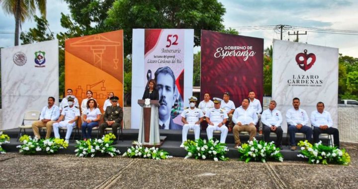Conmemoran 52º Aniversario Luctuoso del Gral. Lázaro Cárdenas del Río