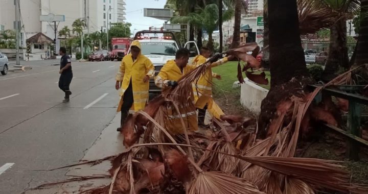 Daños menores reporta Gobierno de Guerrero tras el paso del huracán “Beatriz”