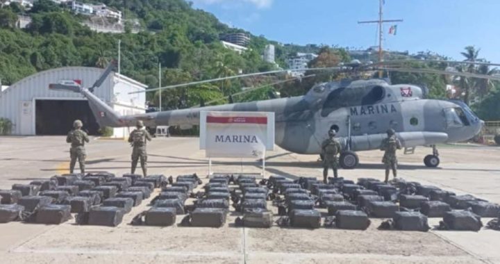 La Marina aseguró más de dos toneladas de cocaína en Acapulco