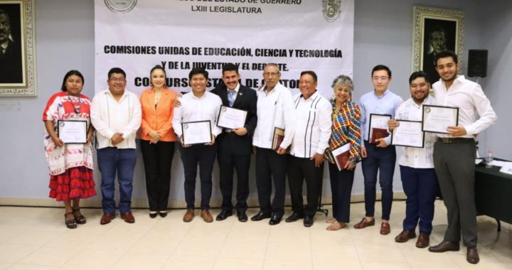 ELIGEN A JOVEN QUE REPRESENTARÁ AL CONGRESO DE GUERRERO EN EL CONCURSO NACIONAL DE ORATORIA “JUAN ESCUTIA”, EN NAYARIT