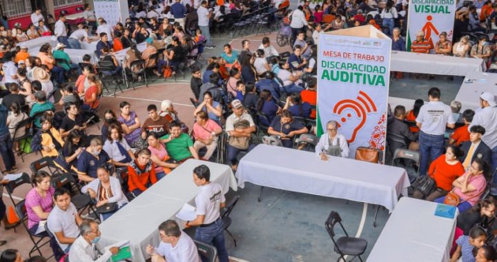 MÁS DE 500 PARTICIPAN EN LA CONSULTA A PERSONAS CON DISCAPACIDAD DEL CONGRESO EN CHILAPA