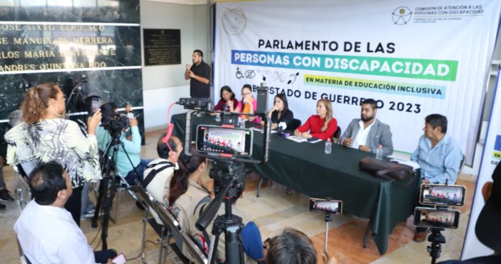 ANUNCIA EL CONGRESO EL PRIMER PARLAMENTO DE LASPERSONAS CON DISCAPACIDAD DE GUERRERO, ESTE VIERNES