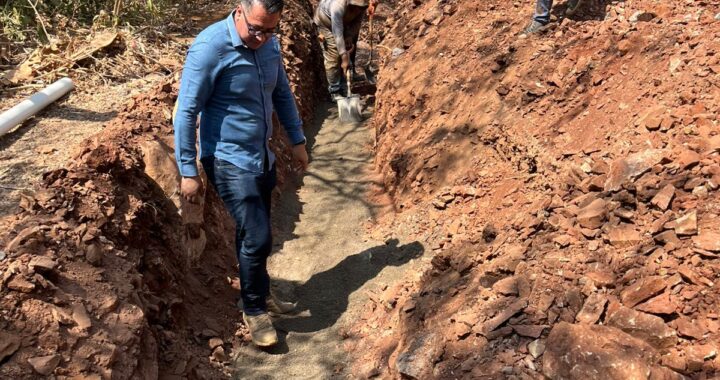 Inicia obra de red de agua potable en colonia Nuevo Troncones, en La Unión