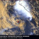 #UltimaHora ”Raymond” se debilita a depresión tropical pero se espera toque tierra con fuertes lluvias y vientos este sábado en Baja California